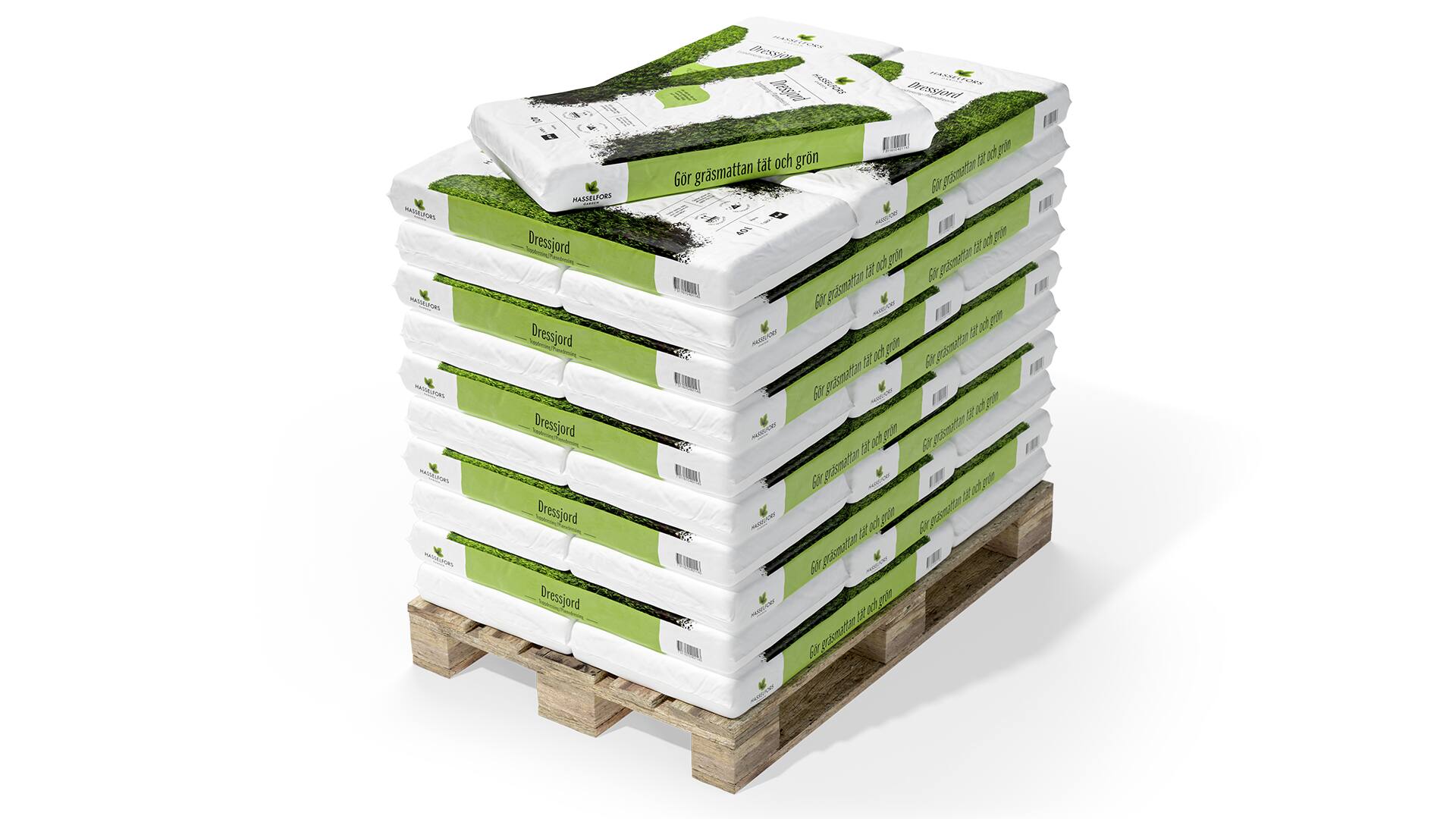 Hasselfors dressjord, 40 liter, 48stk, Helpall-Gratis frakt